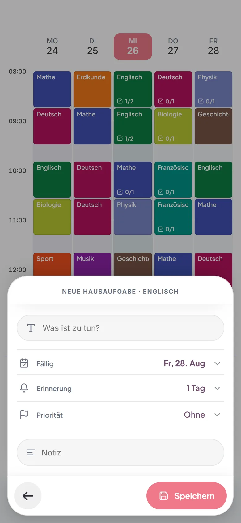 Famino: Neue Hausaufgabe